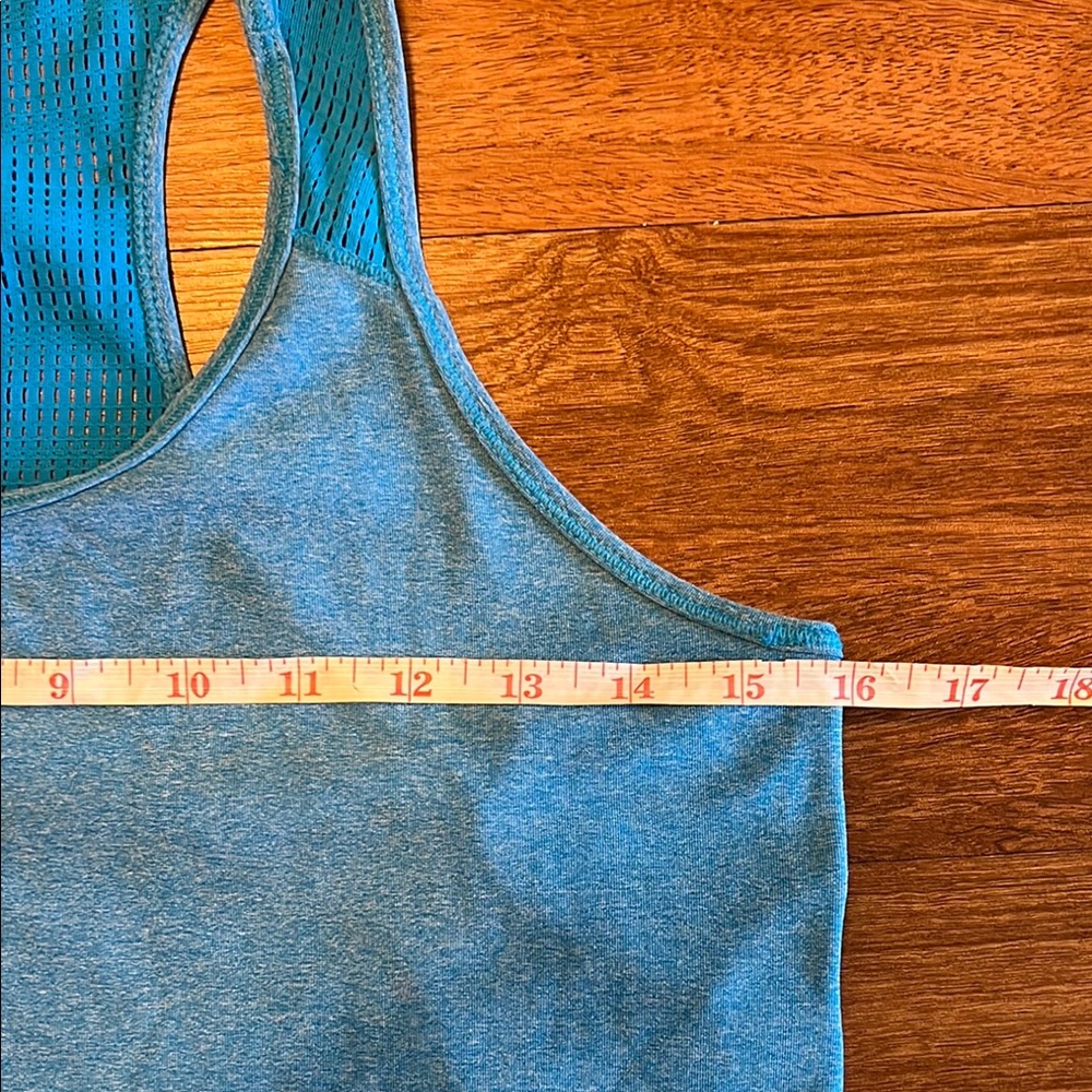 Adidas Women's Blue Racerback Tank - Picture 6 of 6